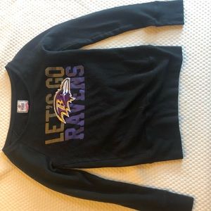 Pink ravens sweater
